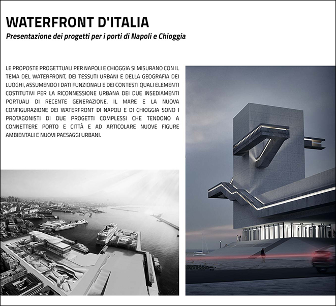 Lecturer at “ Waterfront d’Italia”