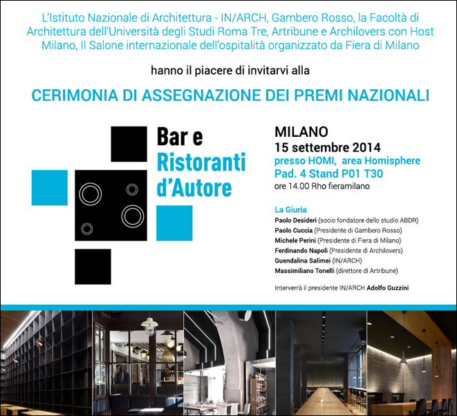 Jury “Bar e Ristoranti d’Autore”