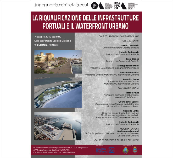 THE REDEVELOPMENT OF THE PORT INFRASTRUCTURES AND THE URBAN WATERFRONT