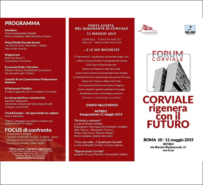 CORVIALE REGENERATE WITH THE FUTURE